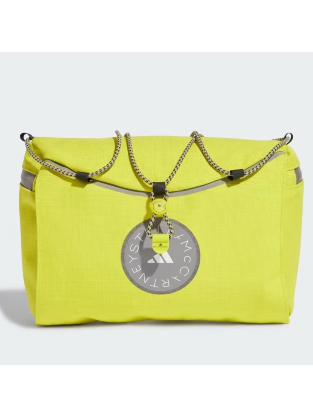 Adidas By Stella McCartney Fanny Pack Neon Yellow Crossbody Belt Bag - Picture 1 of 7